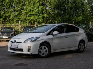 2009 Toyota Prius III (XW30), белый, 848000 рублей, вид 1