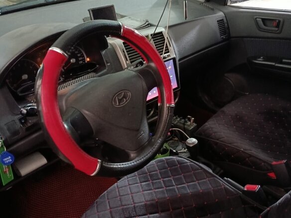 2008 Hyundai Getz I Рестайлинг, красный, 400000 рублей - вид 7