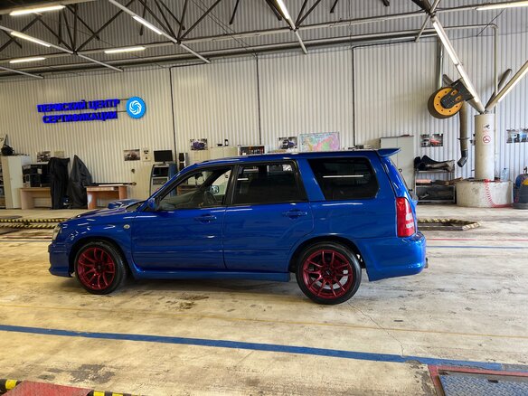 2002 Subaru Forester II, синий, 1000000 рублей - вид 6