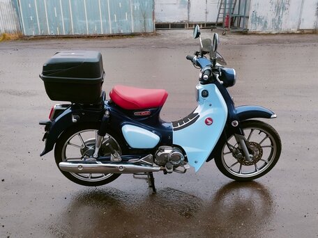 2022 Honda Super Cub, синий, 449000 рублей, вид 4