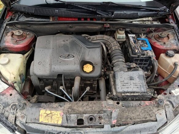 2006 Lada (ВАЗ) Kalina I, чёрный, 60000 рублей - вид 7