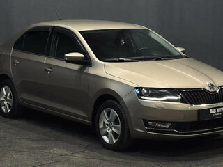 2017 Skoda Rapid I Рестайлинг, бежевый, 1310000 рублей, вид 3