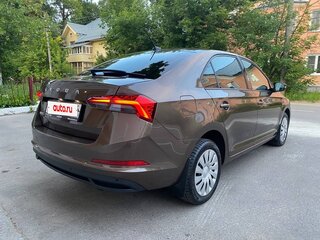 2021 Skoda Rapid II, коричневый, 1895000 рублей, вид 4