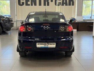 2008 Mazda 3 5-speed I (BK) Рестайлинг, синий, 655000 рублей, вид 4