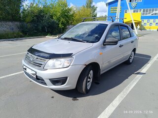 2016 Lada (ВАЗ) Granta I, серебристый, 485000 рублей, вид 1