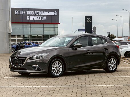 2017 Mazda 3 III (BM), серый, 1315000 рублей, вид 1
