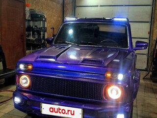 2000 Lada (ВАЗ) 2121 (4x4) I Рестайлинг, фиолетовый, 400000 рублей, вид 3