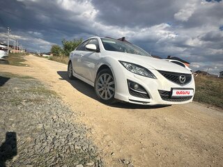 2011 Mazda 6 II (GH) Рестайлинг, белый, 950000 рублей, вид 2