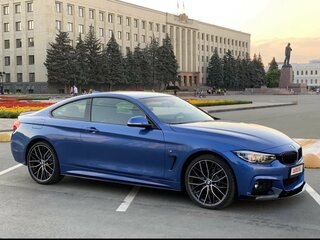 2017 BMW 4 серии 420i xDrive F32/F33/F36 Рестайлинг, синий, 2690000 рублей, вид 3