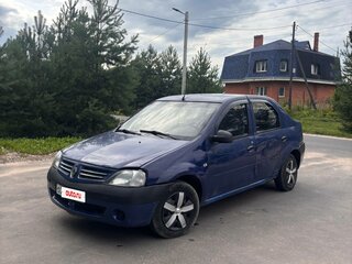 2007 Renault Logan I, синий, 110000 рублей, вид 1