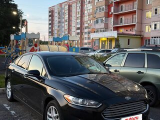 2013 Ford Fusion (North America) II, чёрный, 950000 рублей, вид 2