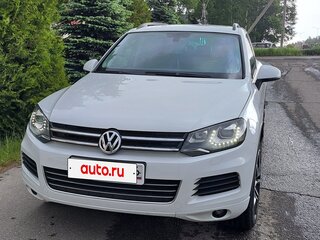 2012 Volkswagen Touareg II, белый, 2200000 рублей, вид 3