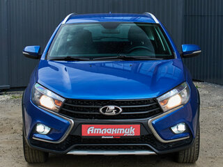 2020 Lada (ВАЗ) Vesta SW Cross I, синий, 1180000 рублей, вид 2