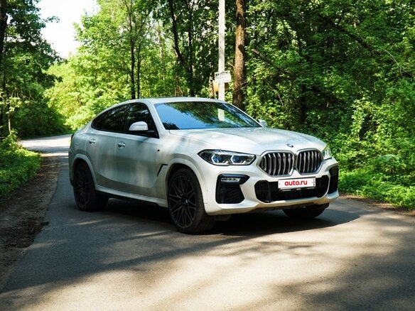 2021 BMW X6 40d III (G06), белый, 8500000 рублей - вид 2