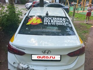 2018 Hyundai Solaris II, белый, 600000 рублей, вид 3