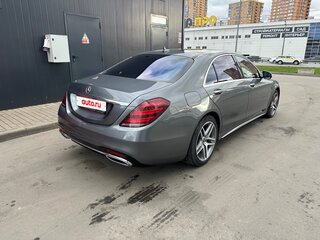2019 Mercedes-Benz S-Класс 400 d Long VI (W222, C217) Рестайлинг, серый, 6250000 рублей, вид 3