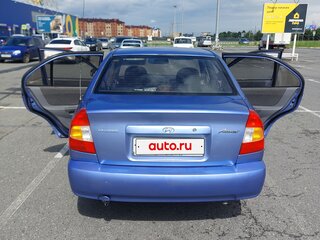 2006 Hyundai Accent ТагАЗ II, фиолетовый, 365000 рублей, вид 3