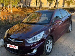 2013 Hyundai Solaris I, фиолетовый, 690000 рублей, вид 2