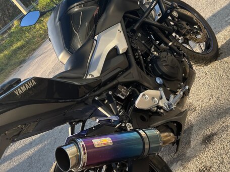 2015 Yamaha MT-03, синий, 350000 рублей, вид 3
