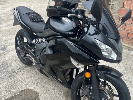 2011 Kawasaki ER-6F (Ninja 650R), чёрный, 400000 рублей, вид 1