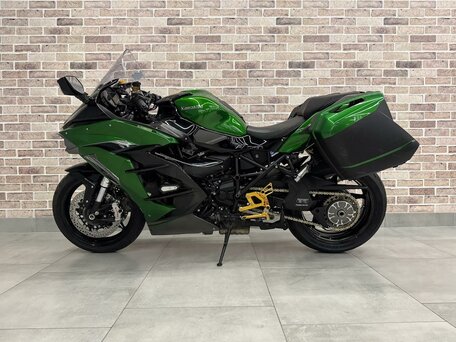 2021 Kawasaki Ninja H2 SX, зелёный, 1385000 рублей, вид 3