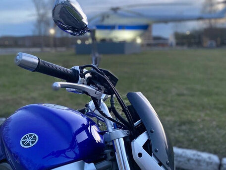 2002 Yamaha BT1100 Bulldog, синий, 520000 рублей, вид 4