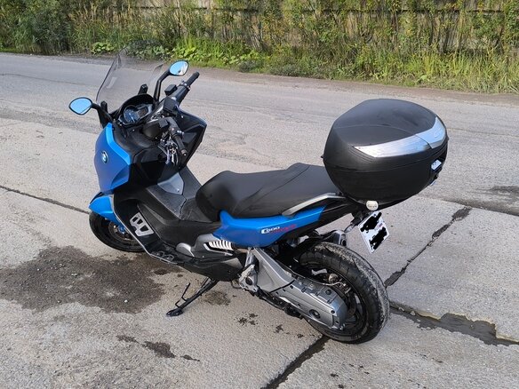 2013 BMW C 600 Sport, синий - вид 3