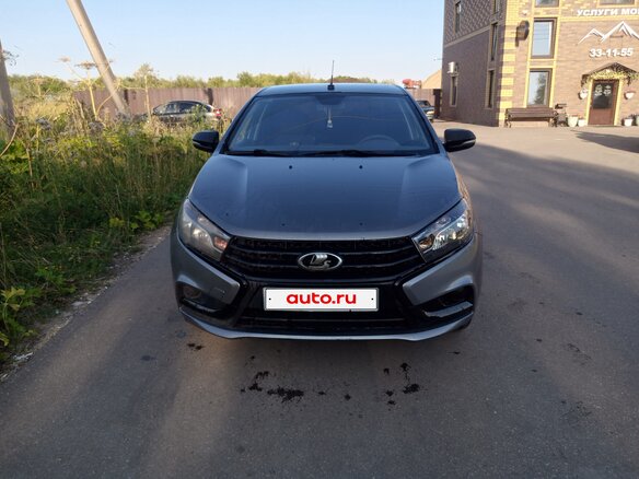 2017 Lada (ВАЗ) Vesta I, серый, 770000 рублей - вид 1