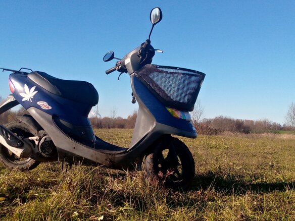 1996 Honda Dio, синий, 41000 рублей - вид 2