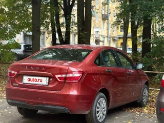 2016 Lada (ВАЗ) Vesta I, красный, 730000 рублей, вид 2