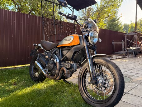 2016 Ducati Scrambler 800, жёлтый, 569000 рублей, вид 4