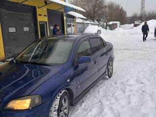 2003 Opel Astra G, синий, 335000 рублей, вид 4