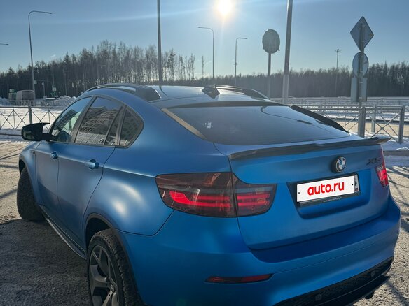 2012 BMW X6 30d I (E71) Рестайлинг, синий, 2449000 рублей - вид 7