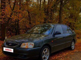 2008 Hyundai Accent ТагАЗ II, серый, 470000 рублей, вид 1
