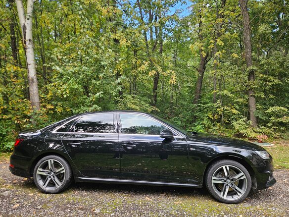 2019 Audi A4 V (B9), чёрный, 2750000 рублей - вид 4