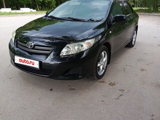 2008 Toyota Corolla X (E140, E150), чёрный, 1200000 рублей, вид 2
