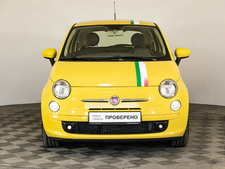 2012 Fiat 500 II, жёлтый, 875000 рублей, вид 2