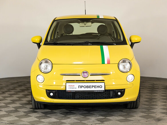 2012 Fiat 500 II, жёлтый, 749000 рублей - вид 1