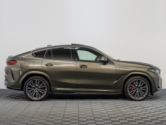 2026 BMW X6 40d III (G06) Рестайлинг, зелёный - вид 6