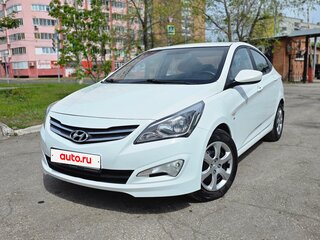 2016 Hyundai Solaris I Рестайлинг, белый, 1095000 рублей, вид 3