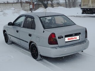 2003 Hyundai Accent ТагАЗ II, серебристый, 200000 рублей, вид 5
