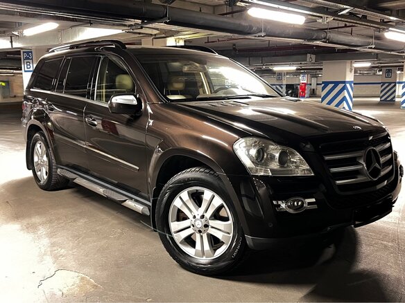 2008 Mercedes-Benz GL-Класс 500 I (X164), коричневый, 1700000 рублей
