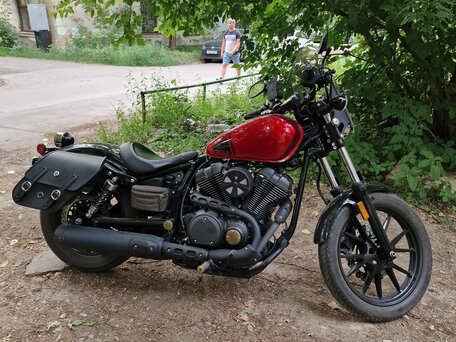 2015 Yamaha XVS950, красный, 720000 рублей, вид 1