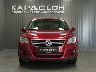 2009 Volkswagen Tiguan I, красный, 980000 рублей, вид 3