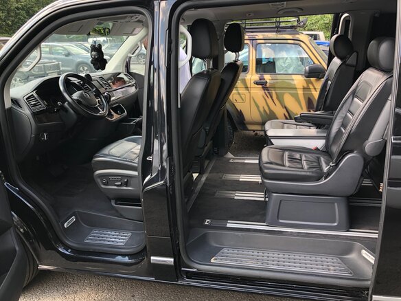 2018 Volkswagen Multivan T6, чёрный - вид 8