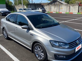 2018 Volkswagen Polo V Рестайлинг, серый, 1370000 рублей, вид 1