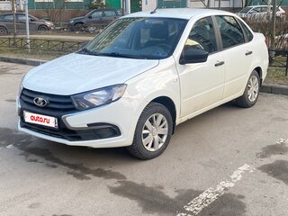 2020 Lada (ВАЗ) Granta I Рестайлинг, белый, 455000 рублей, вид 1
