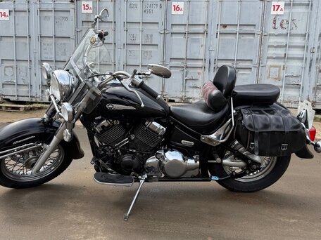 2008 Yamaha XVS400 Drag Star, чёрный, 389000 рублей, вид 2