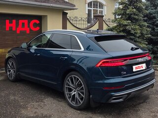 2018 Audi Q8 55 TFSI I (4M), синий, 6500000 рублей, вид 5