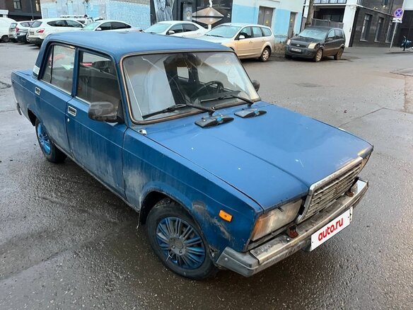 2001 Lada (ВАЗ) 2107, синий - вид 1